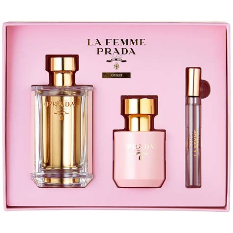 prada perfume pour femme|Prada la femme gift set.